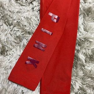 PINK burnt orange leggings NWT